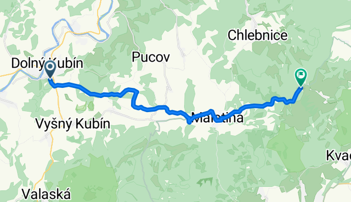 D.Kubín- Srňacie- Malatiná- Veľké Borové