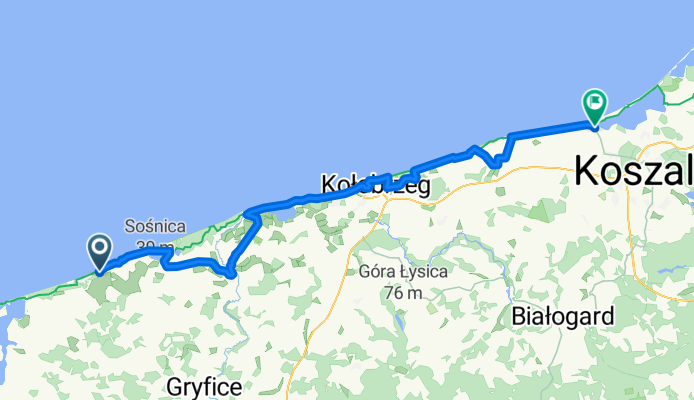 Tag 3: Pustkovo - Mielno (Rennrad)