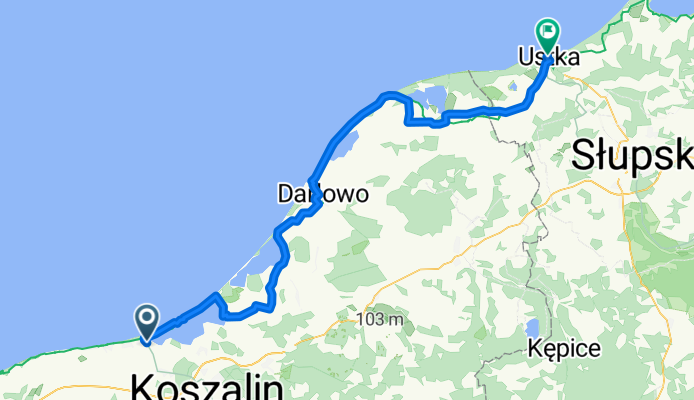 Tag 4: Mielno-Ustka (Rennrad)