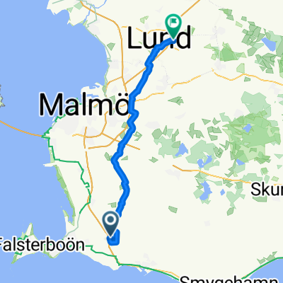 Västra Torvängsvägen, Skegrie to Skolbänksvägen, Lund