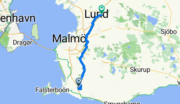 Västra Torvängsvägen, Skegrie to Skolbänksvägen, Lund