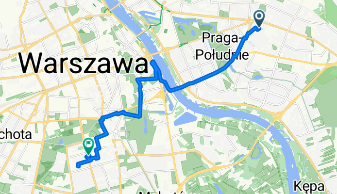 Dobrzyniecka, Warszawa do al Niepodległości, Warszawa