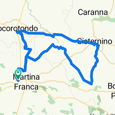 Via Alberobello, Martina Franca naar Via Alberobello, Martina Franca