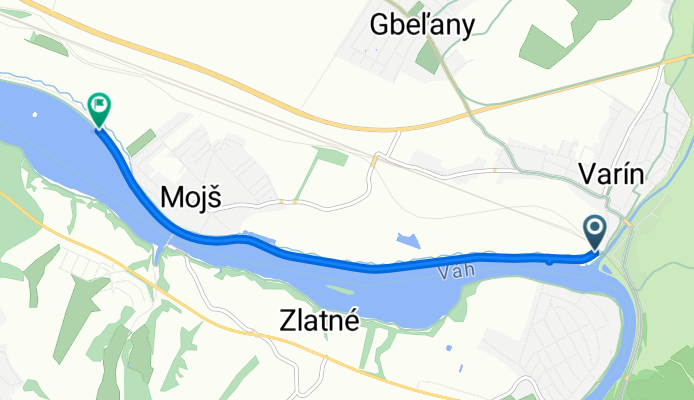 Pltnícka, Varín to Mojš