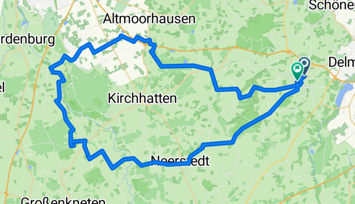 Nach Sandkrug, viel Landschaft