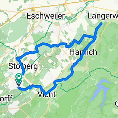 Route in Stolberg (Rheinland)