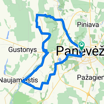 Tulpių g., Panevėžys to Tulpių g., Panevėžys