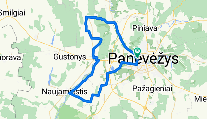 Tulpių g., Panevėžys to Tulpių g., Panevėžys