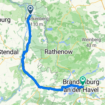 Von Havelberg bis Brandenburg(Havel)