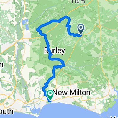 Knightwood Oak Stroll, Lyndhurst to Rothesay Drive, Christchurch