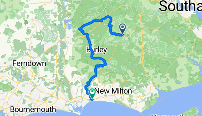 Knightwood Oak Stroll, Lyndhurst to Rothesay Drive, Christchurch