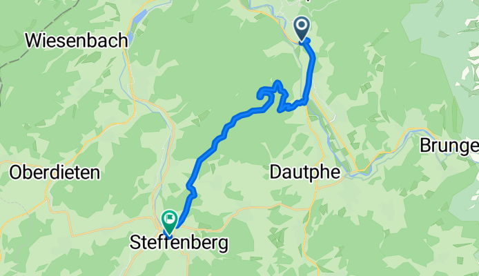 Georg-Kramer-Straße, Biedenkopf nach Oberland, Steffenberg