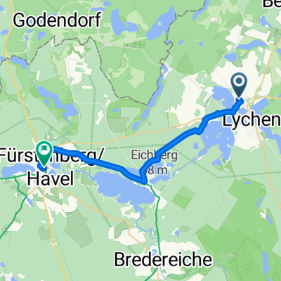 Von Lychen bis Fürstenberg/Havel