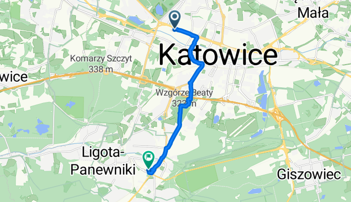 Chorzowska, Katowice to T Kościuszki, Katowice
