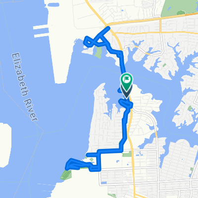 Elizabeth River Trail-North, Norfolk to Richmond Pl, Norfolk