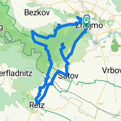Route in Znaim