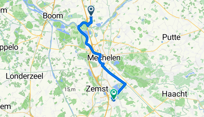 Antwerpsesteenweg, Rumst naar Diependaalstraat, Zemst