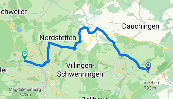 In Rammelswiesen, Villingen-Schwenningen nach Hornberger Straße, Villingen-Schwenningen