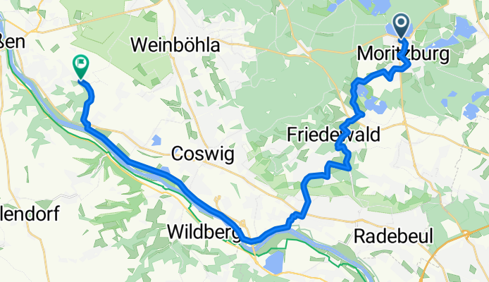 Route nach Neuzaschendorf