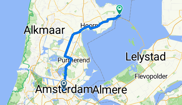 Route to Enkhuizen