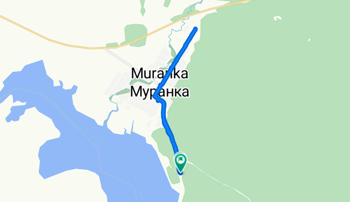 до конца муранки и обратно