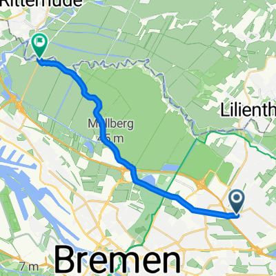 Achterdiek, Bremen nach West, Bremen