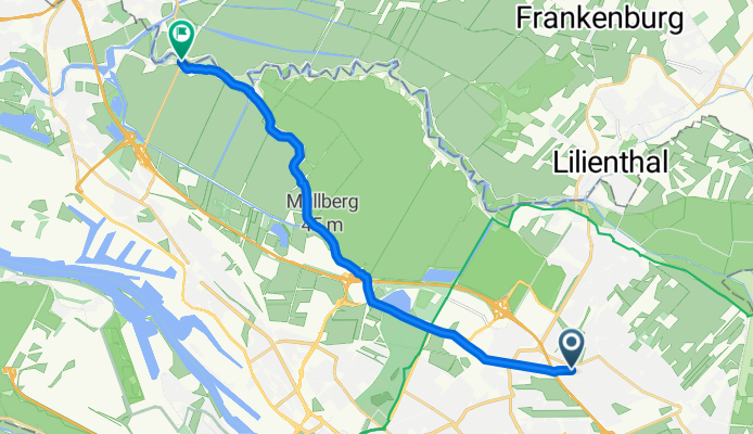Achterdiek, Bremen nach West, Bremen
