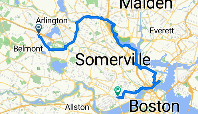 Richmond Rd, Belmont to State St, Cambridge
