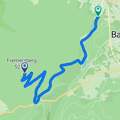 Fremersberg Turm, Sinzheim nach Waldseestraße, Baden-Baden