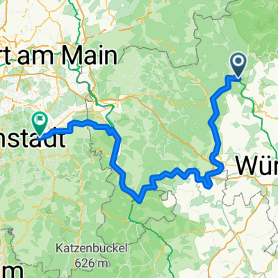 Von Gemünden bis Groß-Zimmern