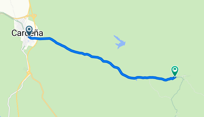 Route in Cardeña