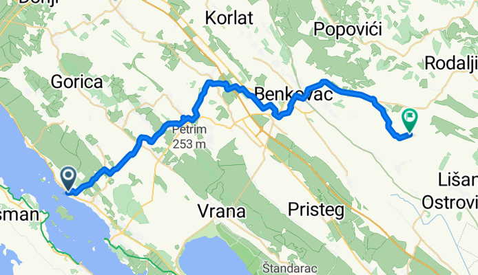 Budanova to Kožlovac