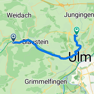 Von Blaustein bis Ulm