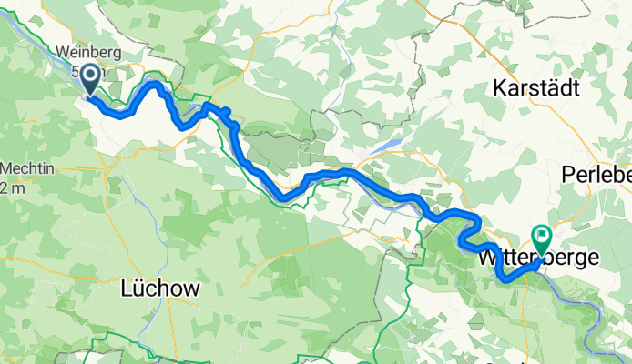 Kranplatz Hitzacker nach Wittenberge Bismarckplatz