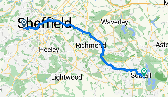 Fulwood Road to Glossop Road