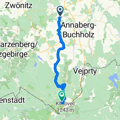Untere Dorfstraße nach Fichtelbergstraße