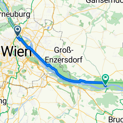 Von Wien bis Orth an der Donau
