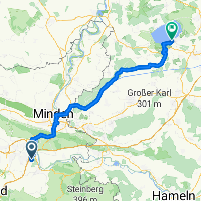 Borweg, Bad Oeynhausen nach Neuer Winkel, Wunstorf