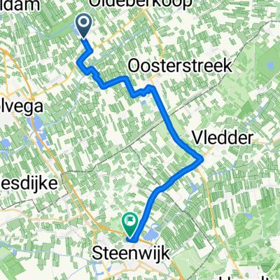Hoofdweg 289, Nijeholtpade naar Woldmeentherand 21, Steenwijk