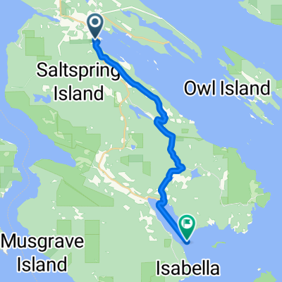 Jackson Ave, Salt Spring Island to Salt Spring Island