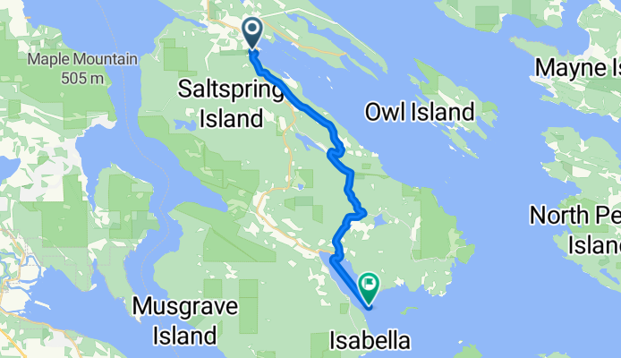 Jackson Ave, Salt Spring Island to Salt Spring Island