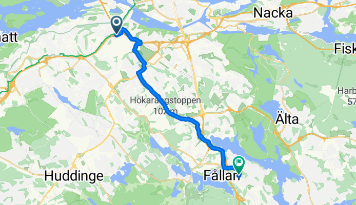E 4, Hägersten to Tornslingan, Trångsund