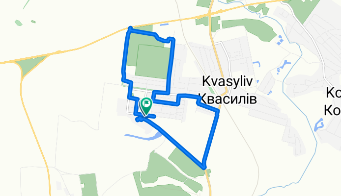 Фестивальна вулиця, Zdolbuniv to Фестивальна вулиця, Zdolbuniv