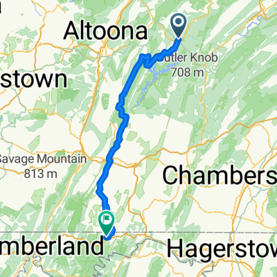 Route to Poe Paddy State Park