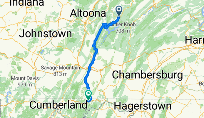 Route to Poe Paddy State Park