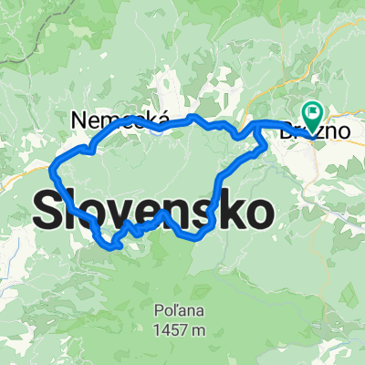 Brezno-Lučatín-Lubietová-Strelníky-Chata pod Hrbom- Hronec- Brezno