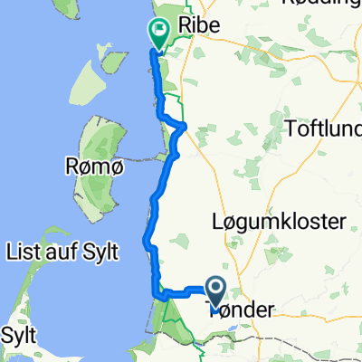 Møgeltønder til Manø Bus