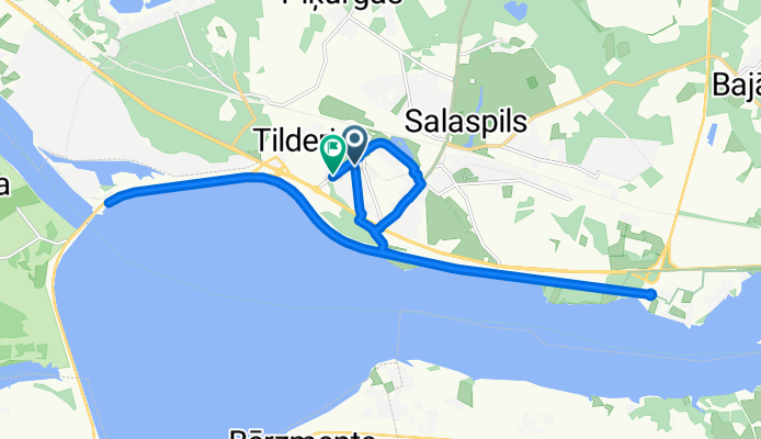 Enerģētiķu iela, Salaspils до Nometņu iela, Salaspils