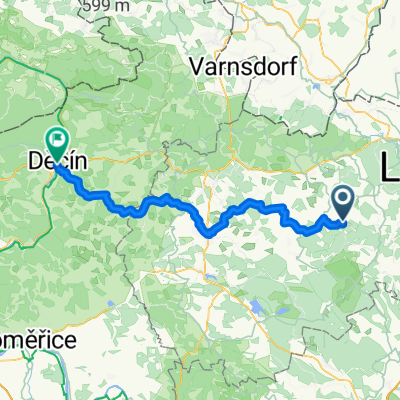 Von Hamr na Jezeře bis Tetschen