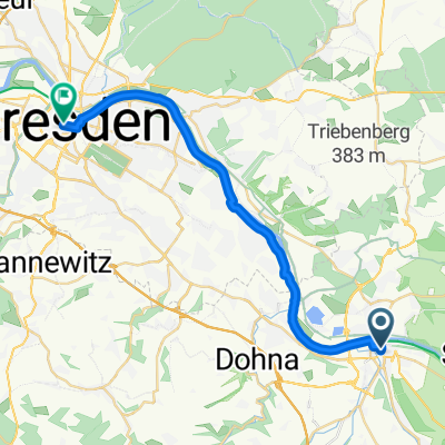 Von Pirna bis Dresden